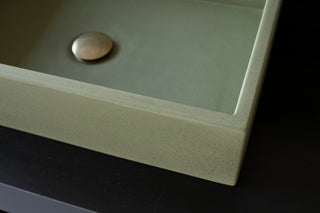 Solid Block \ Olive Green \