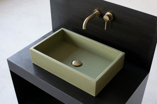 Solid Block \ Olive Green \