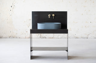 concrete vessel sink for bathroom