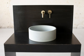concrete vessel sink round 