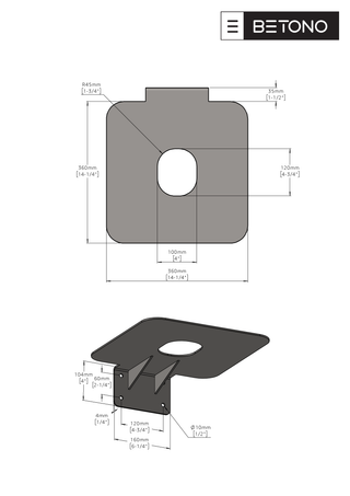 Wall-Mount Bracket  (BoxyBasin)