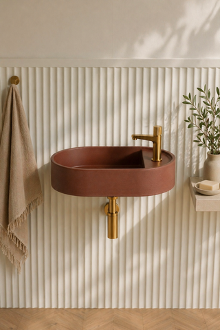 Fusion Deck \ Brick Red \ Wall-Mount