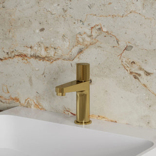 CONTOUR / basin mixer / Brushed Gold