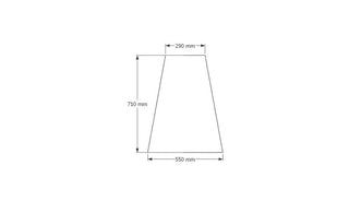 Exclusive design dining table. Concrete table base. Oak Veneer tabletop 10